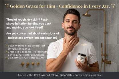 Golden Graze Whipped Tallow Balm – Grass-Fed, Natural Moisturizer