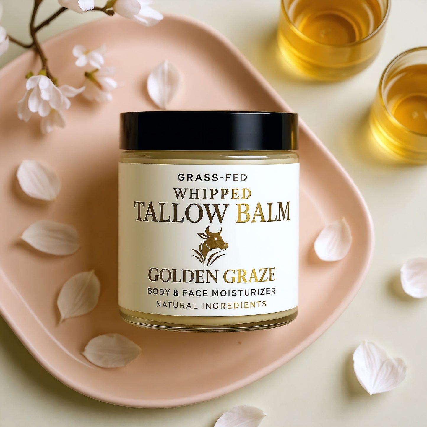 Golden Graze Whipped Tallow Balm – Grass-Fed, Natural Moisturizer