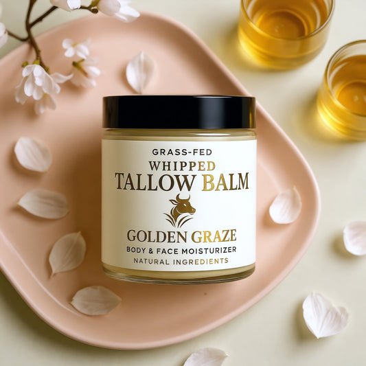 Golden Graze Whipped Tallow Balm – Grass-Fed, Natural Moisturizer