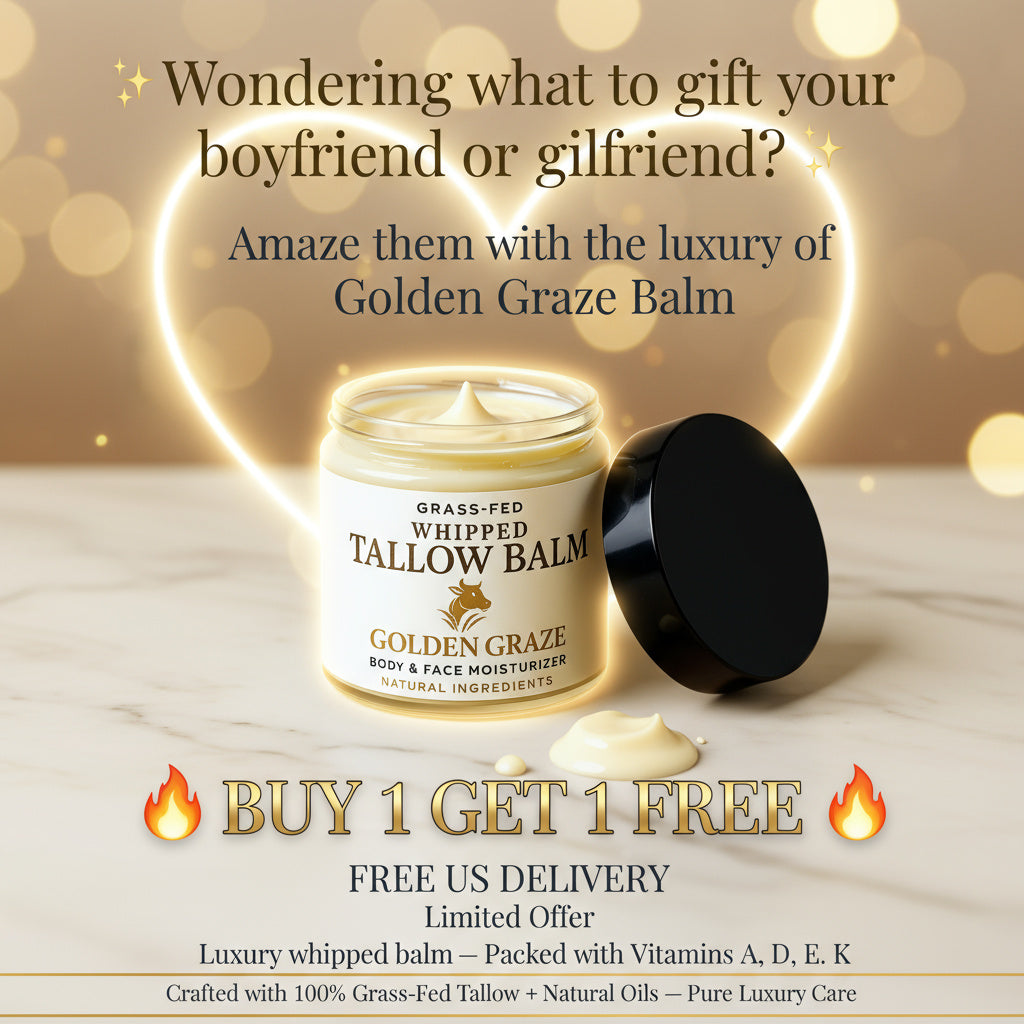 Golden Graze Whipped Tallow Balm – Grass-Fed, Natural Moisturizer